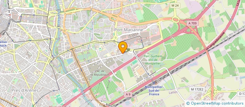 localisation de l'entreprise SCI URO MILLENAIRE  MONTPELLIER