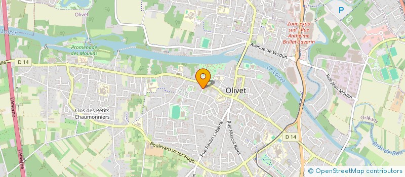 localisation de l'entreprise SCI UROLIANCE  OLIVET