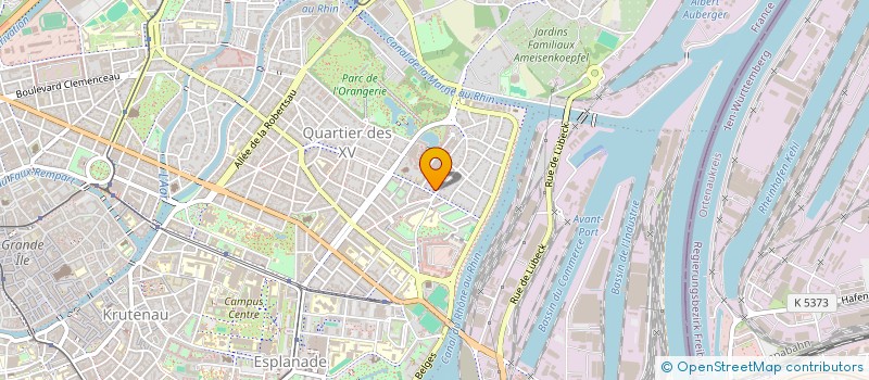 localisation de l'entreprise SCI UROLOGIE STRASBOURG  STRASBOURG