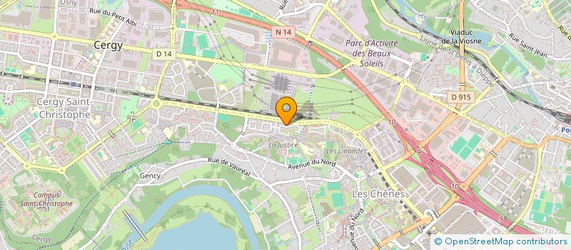 localisation de l'entreprise SCI UROS-IMMO  CERGY