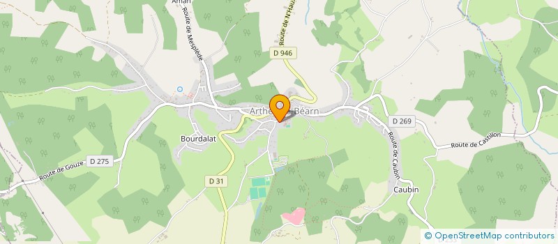 localisation de l'entreprise SCI URRUTIA DES REDONS  ARTHEZ-DE-BEARN