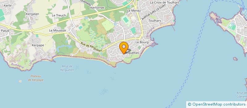 localisation de l'entreprise SCI URSANE  LARMOR-PLAGE