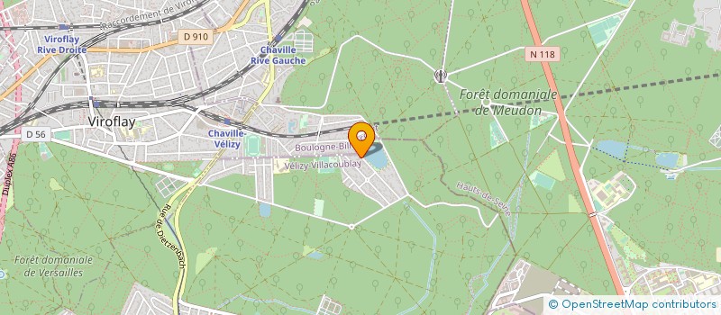 localisation de l'entreprise SCI URSINE  VELIZY-VILLACOUBLAY