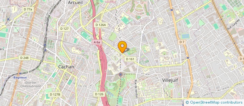 localisation de l'entreprise SCI URSONJAC à VILLEJUIF
