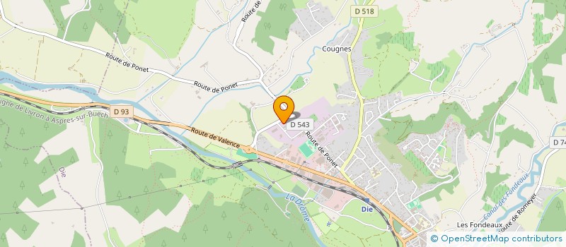 localisation de l'entreprise SCI URSU à DIE