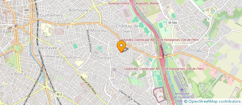localisation de l'entreprise SCI URSULE à TOULOUSE