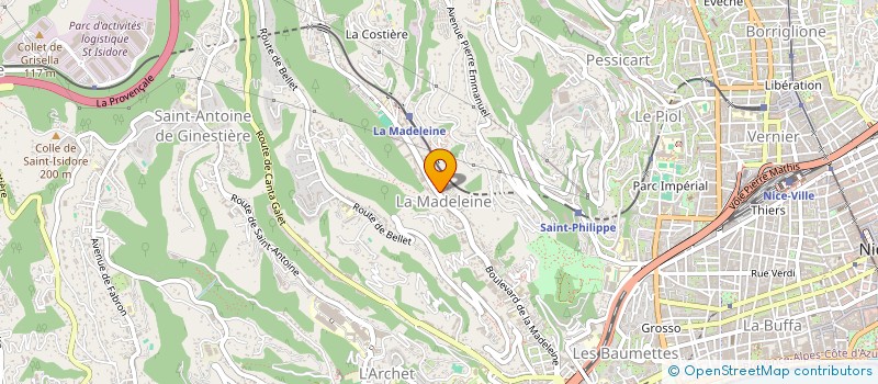 localisation de l'entreprise SCI URSULE à NICE