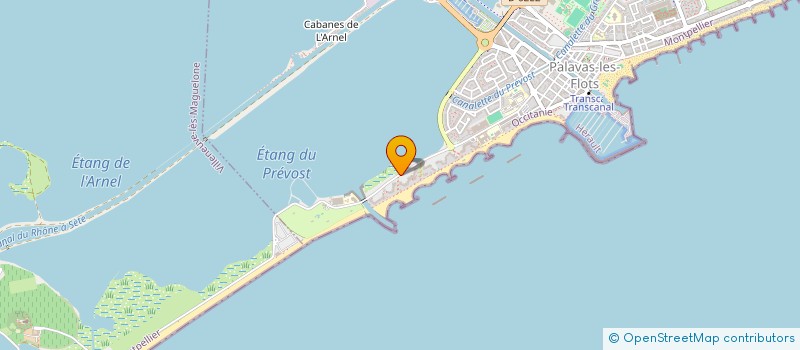 localisation de l'entreprise SCI URSULE à PALAVAS-LES-FLOTS