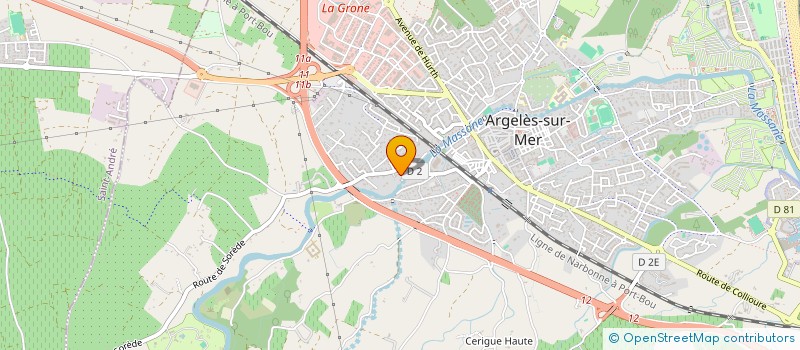 localisation de l'entreprise SCI URSUS 38 à ARGELES-SUR-MER