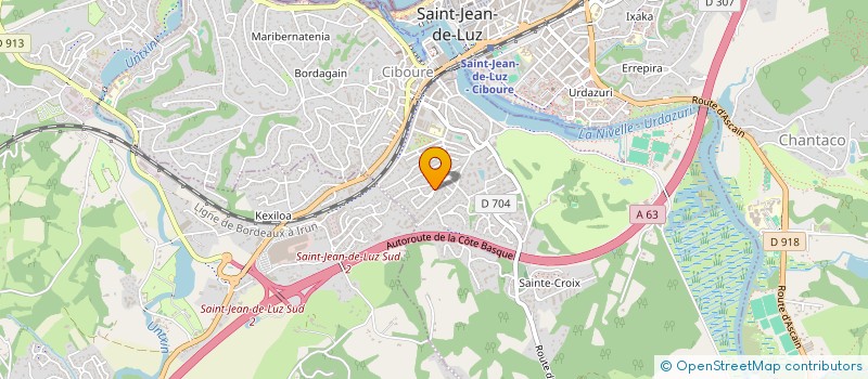 localisation de l'entreprise SCI URTXINTXA  CIBOURE