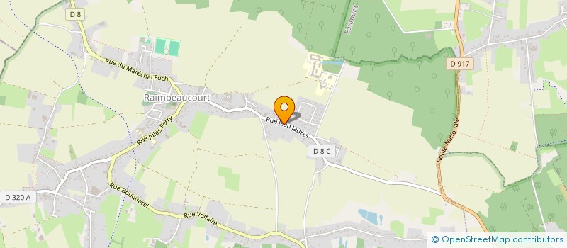 localisation de l'entreprise SCI URUS 2  RAIMBEAUCOURT