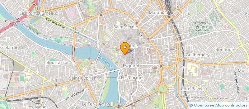 localisation de l'entreprise SCI URUSULE 17  TOULOUSE