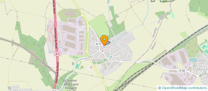 localisation de l'entreprise SCI URVIAN  VEMARS