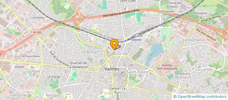 localisation de l'entreprise SCI URVOY à VANNES