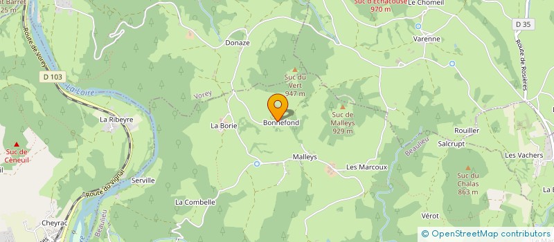 localisation de l'entreprise SCI USAWA  MALREVERS