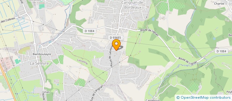 localisation de l'entreprise SCI USBEK CLOS MONTESQUIEU  CARIGNAN-DE-BORDEAUX