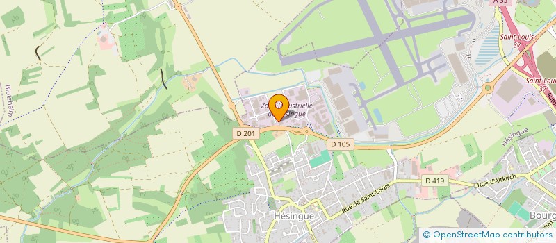 localisation de l'entreprise SCI USEST  HESINGUE