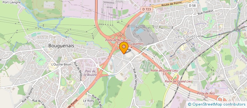 localisation de l'entreprise SCI USHA D4 à BOUGUENAIS