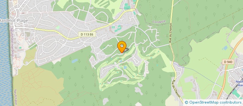 localisation de l'entreprise SCI USHUAIA  NEUFCHATEL-HARDELOT