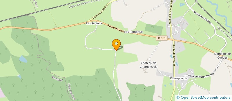 localisation de l'entreprise SCI USKO  CERCY-LA-TOUR