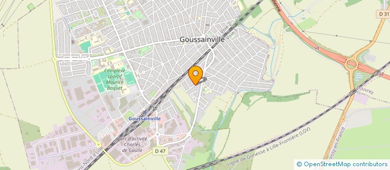 localisation de l'entreprise SCI USMAN à GOUSSAINVILLE