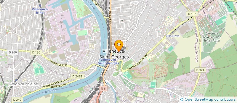 localisation de l'entreprise SCI USMAN IMMOBILIER  VILLENEUVE-SAINT-GEORGES