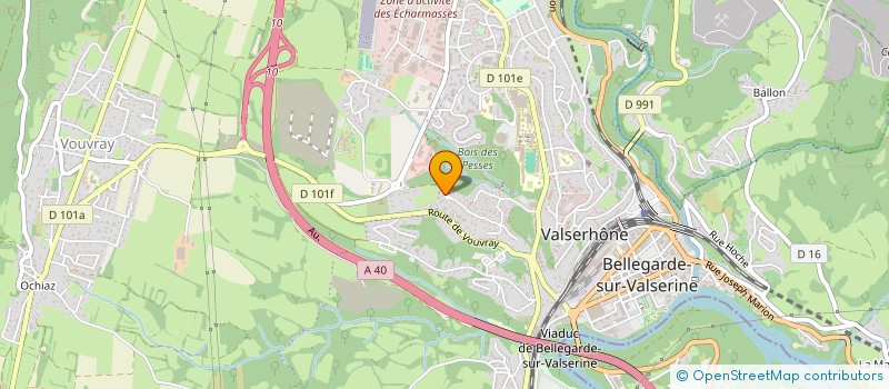 localisation de l'entreprise SCI USSES ET CASTRAN à VALSERHONE