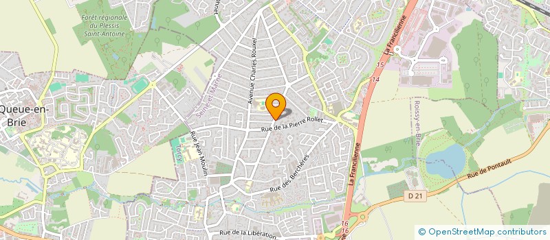 localisation de l'entreprise SCI USSIMMO à PONTAULT-COMBAULT