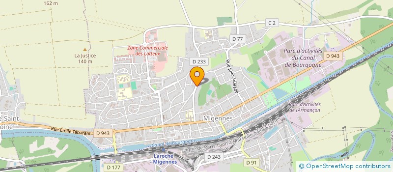 localisation de l'entreprise SCI USTA.Y.DA  MIGENNES