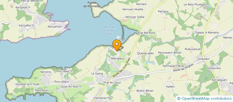 localisation de l'entreprise SCI USTELLA  LOGONNA-DAOULAS