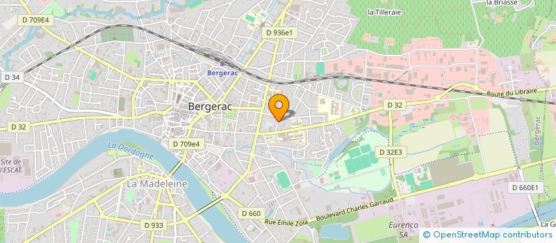 localisation de l'entreprise SCI USTY à BERGERAC