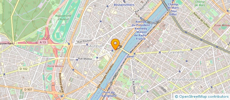 localisation de l'entreprise SCI USUMIR  PARIS