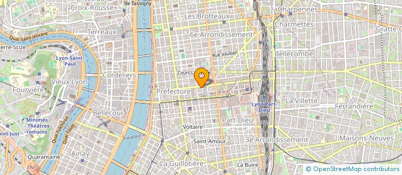 localisation de l'entreprise SCI UTEI 92 COURS RICHARD VITTON  LYON