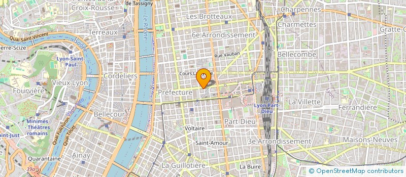 localisation de l'entreprise SCI UTEI CONCERTO  LYON