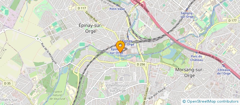 localisation de l'entreprise SCI UTHAMA  EPINAY-SUR-ORGE