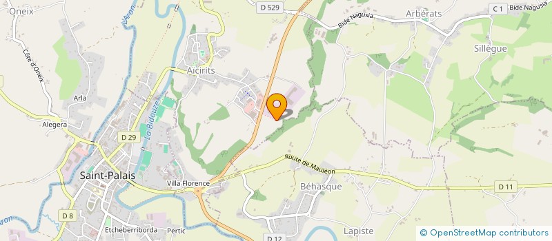 localisation de l'entreprise SCI UTHURRISQ  AICIRITS-CAMOU-SUHAST