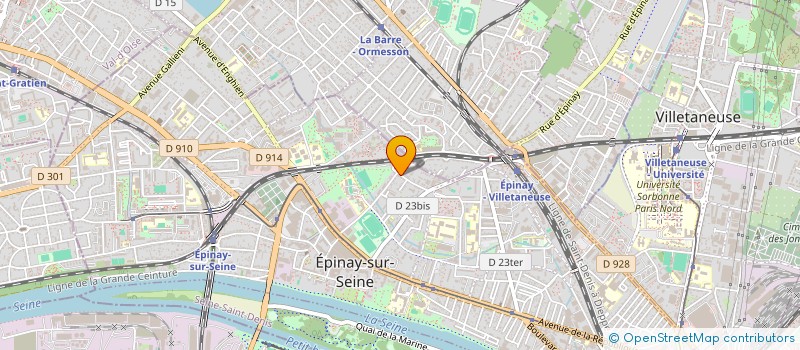 localisation de l'entreprise SCI UTIMMO à EPINAY-SUR-SEINE