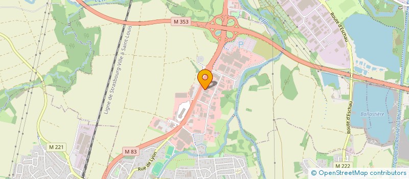 localisation de l'entreprise SCI UTIS  FEGERSHEIM