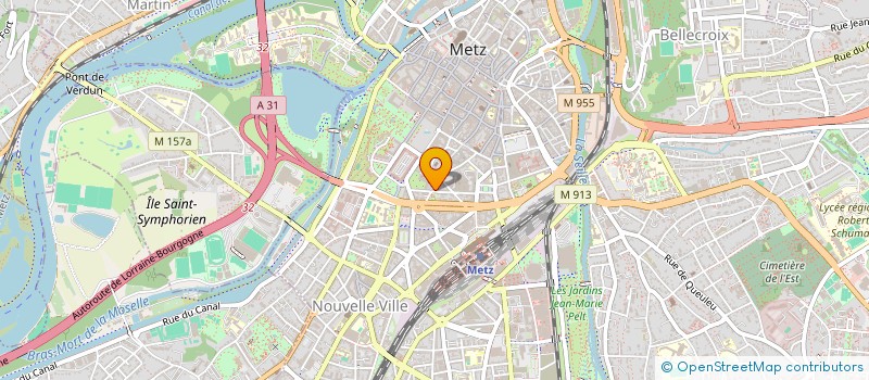 localisation de l'entreprise SCI UW AVOCATS  METZ