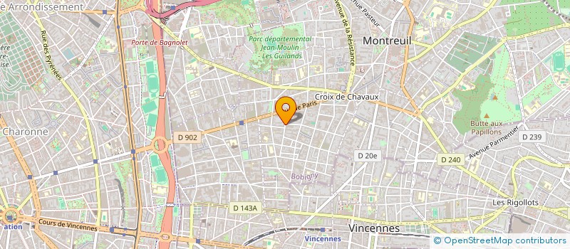 localisation de l'entreprise SCI UZ05 à MONTREUIL