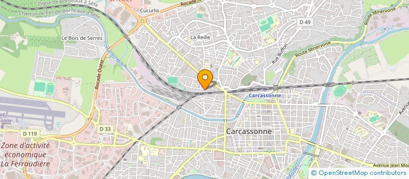 localisation de l'entreprise SCI UZAC à CARCASSONNE