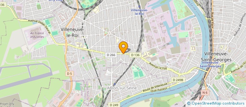 localisation de l'entreprise SCI UZUN 66  VILLENEUVE-LE-ROI