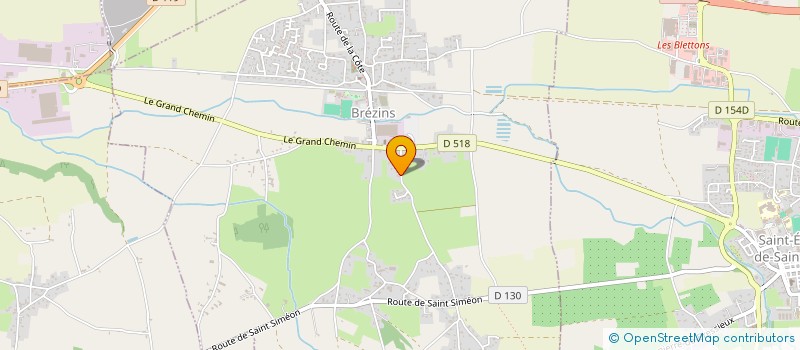 localisation de l'entreprise SCI UZUN  BREZINS