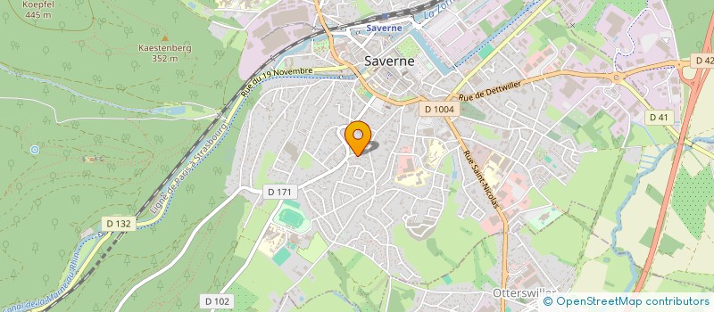 localisation de l'entreprise SCI UZUNKAYA HABITAT  SAVERNE