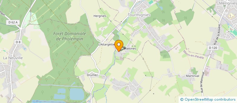 localisation de l'entreprise SCI V  TOURMIGNIES