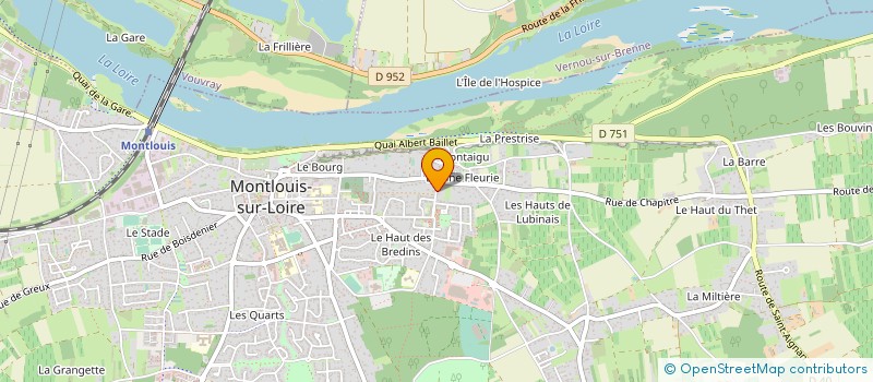 localisation de l'entreprise SCI V.A.D à MONTLOUIS-SUR-LOIRE