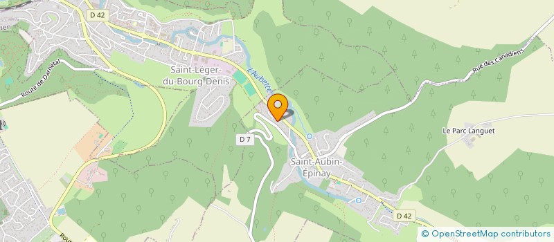 localisation de l'entreprise SCI V&A PATRIMOINE  SAINT-AUBIN-EPINAY