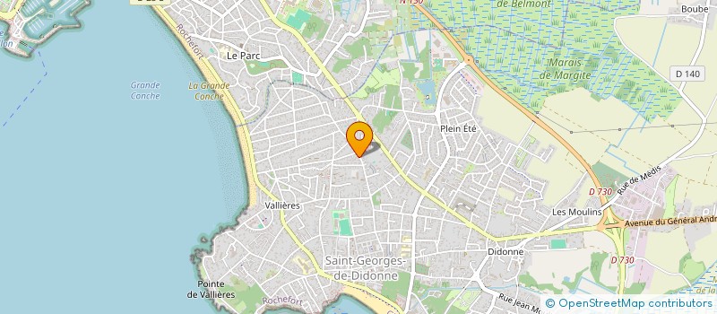 localisation de l'entreprise SCI V.B.A  SAINT-GEORGES-DE-DIDONNE