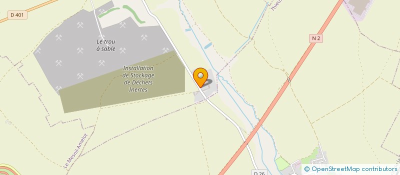 localisation de l'entreprise SCI V.B.G.F.  VILLENEUVE-SOUS-DAMMARTIN