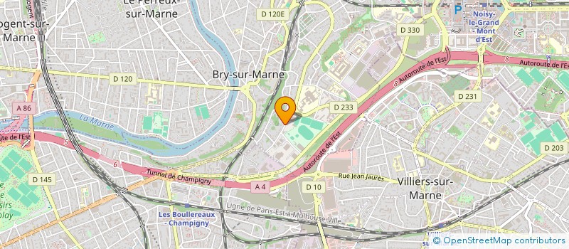 localisation de l'entreprise SCI V.B.R. 22 à BRY-SUR-MARNE